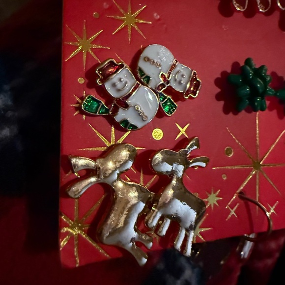 Set 12 Christmas Erring - Picture 8 of 9